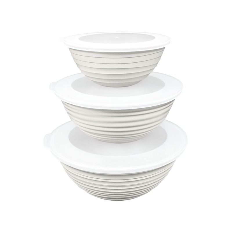 Mugiss Galaksi Desenli Kapaklı Kase 3Lü Set 3Lt 2Lt 1Lt M-KAG-3001