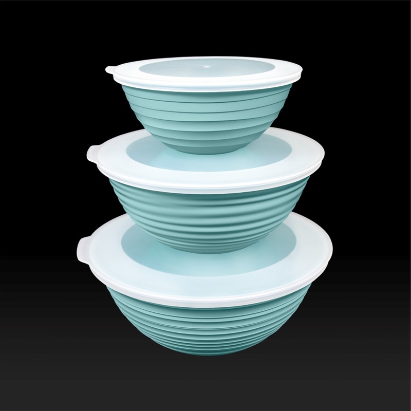 Mugiss Galaksi Desenli Kapaklı Kase 3Lü Set 3Lt 2Lt 1Lt M-KAG-3001