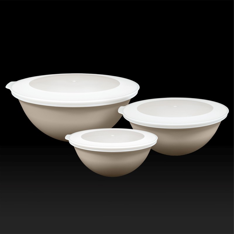 Mugiss Lunar Kapaklı Kase 3Lü Set 3Lt 2Lt 1Lt M-KAL-3001