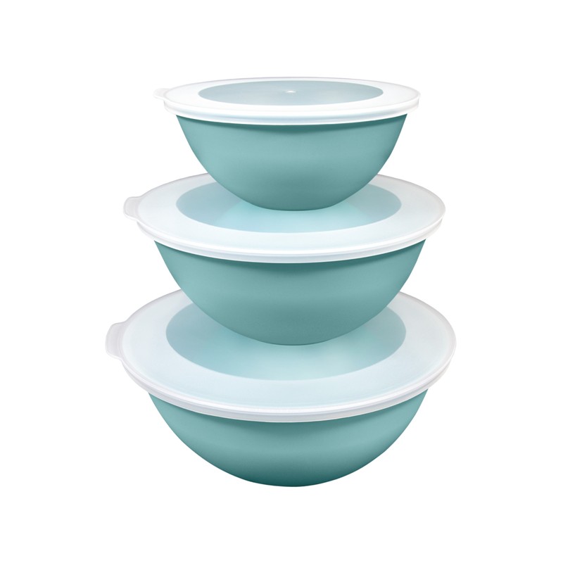 Mugiss Lunar Kapaklı Kase 3Lü Set 3Lt 2Lt 1Lt M-KAL-3001