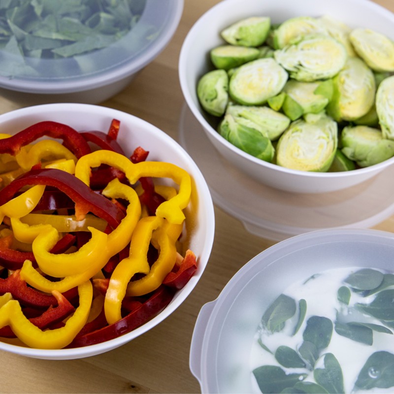 Mugiss Uranus Patterned Covered Bowl 2 Lt M-KAU-1001