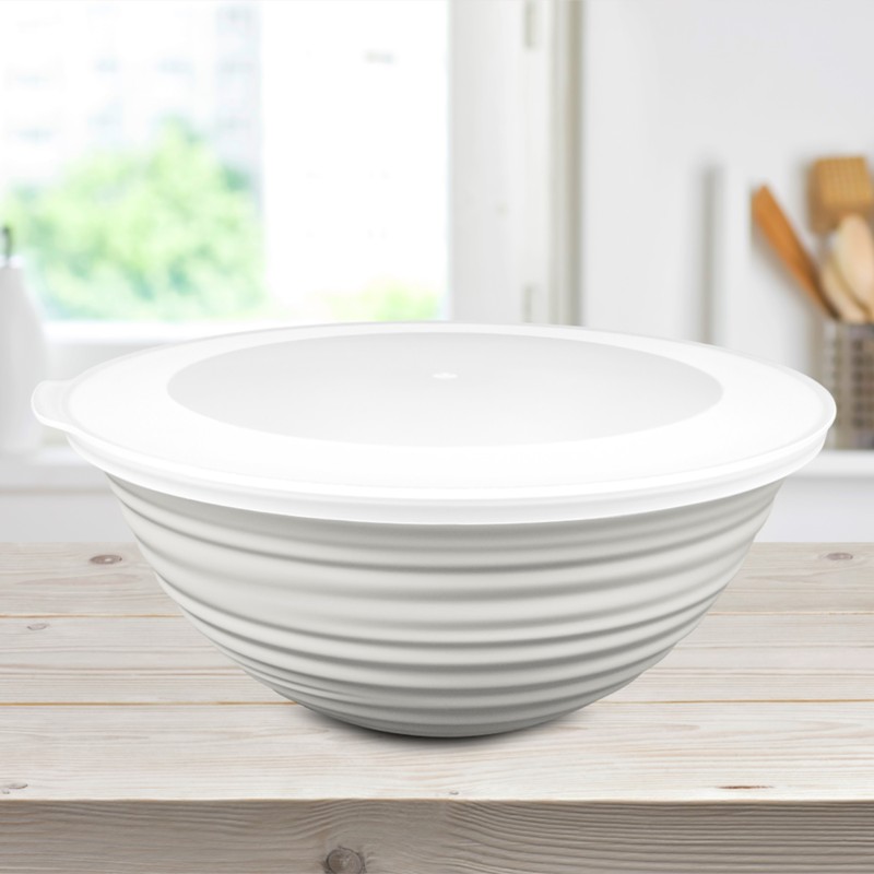 Mugiss Uranus Patterned Covered Bowl 2 Lt M-KAU-1001