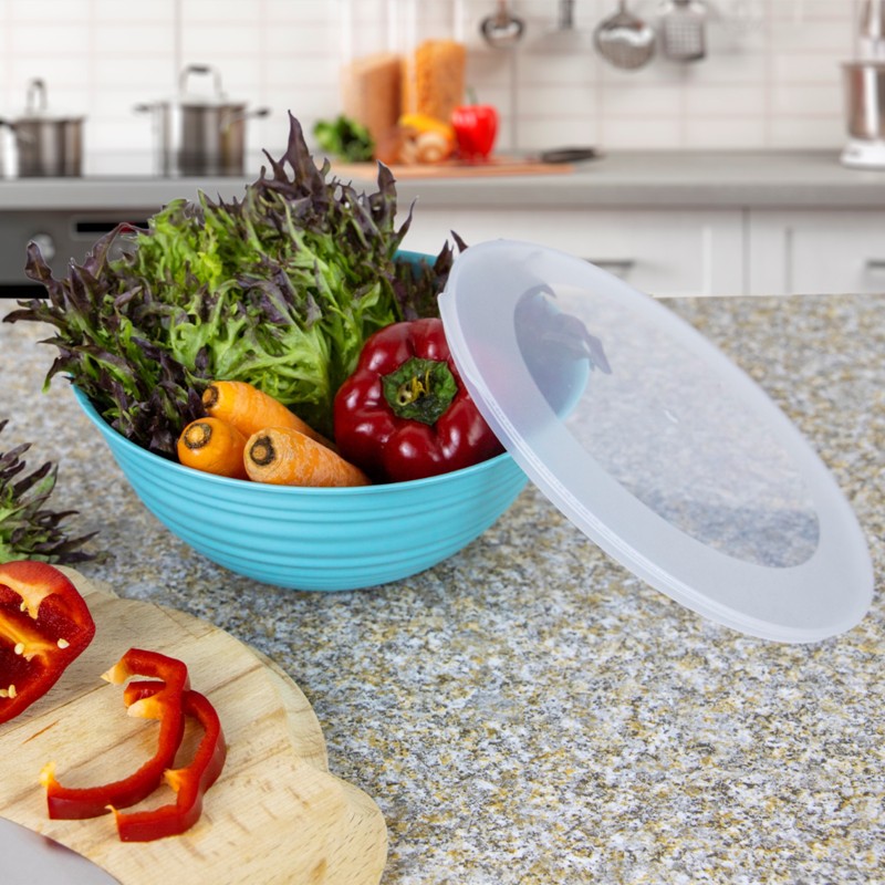 Mugiss Uranus Patterned Covered Bowl 2 Lt M-KAU-1001