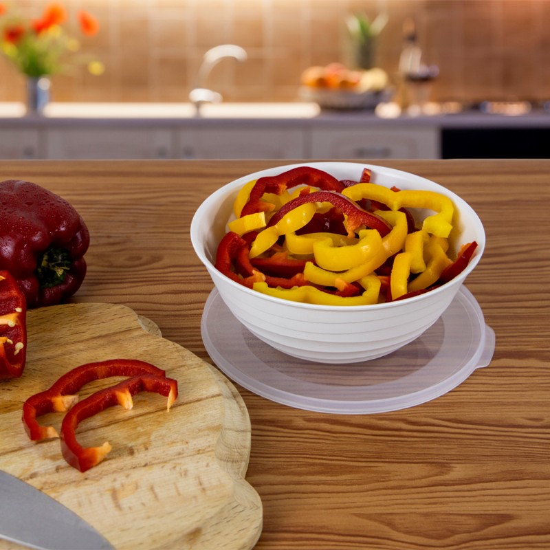 Mugiss Venüs Desenli Kapaklı Kase 1 Lt M-KAV-1001